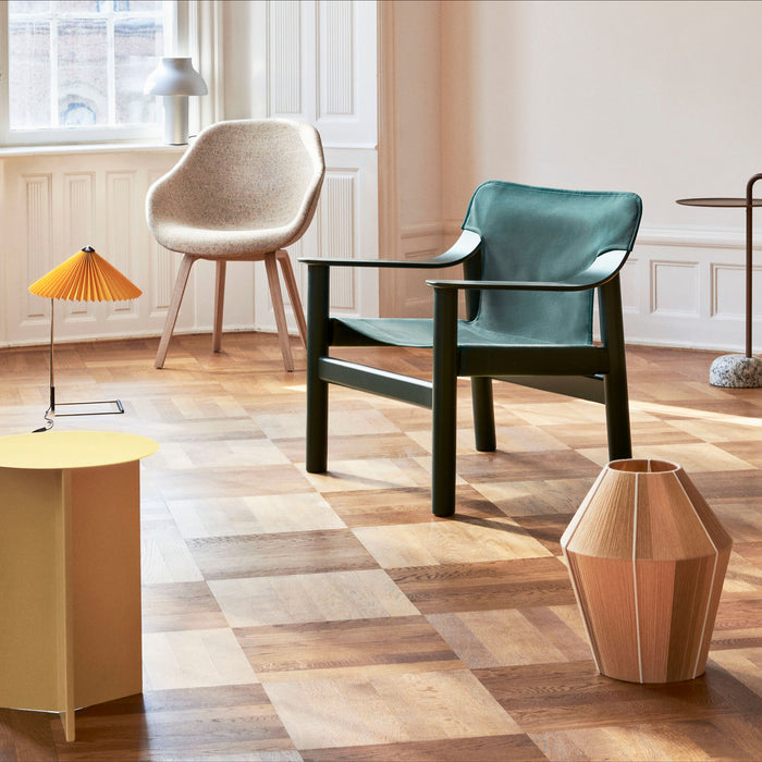 HAY Slit Table Round Bijzettafel Ø 35 cm - Pastel Geel