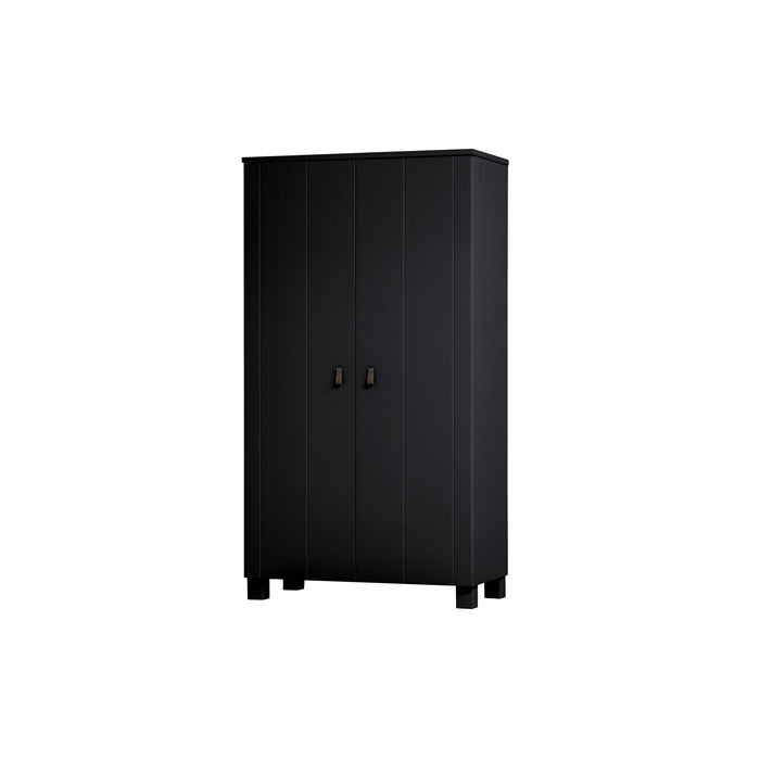 WOOOD Ties Kledingkast - Zwart