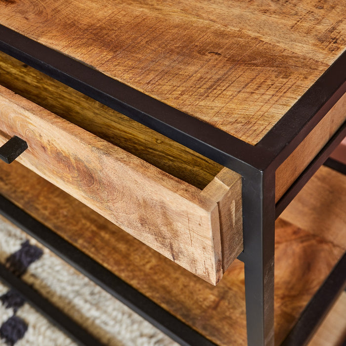 Starfurn Sidetable Denver | Mangohout en metaal