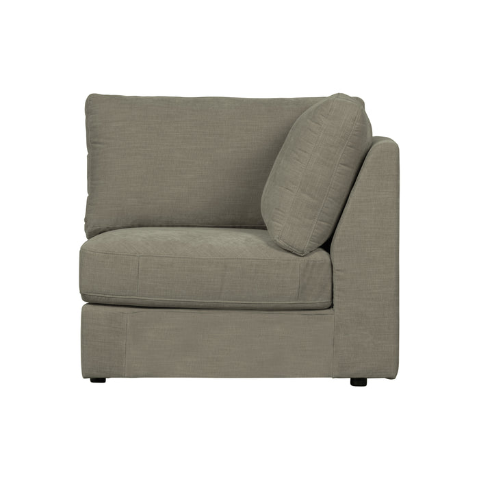 vtwonen Family Hoek Bank Element - Polyester - Grijs