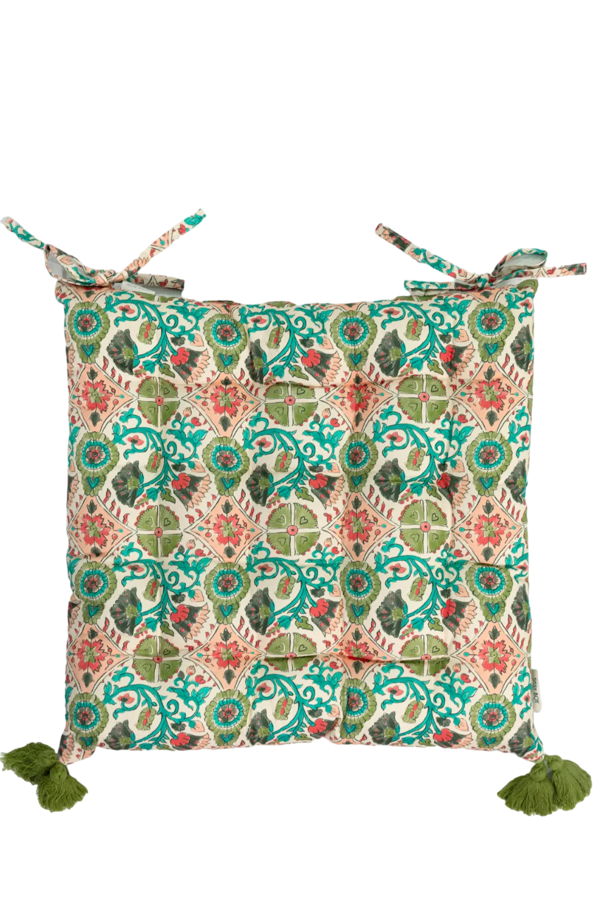 Sissy-Boy Multicolour tuinkussen met bloemenprint