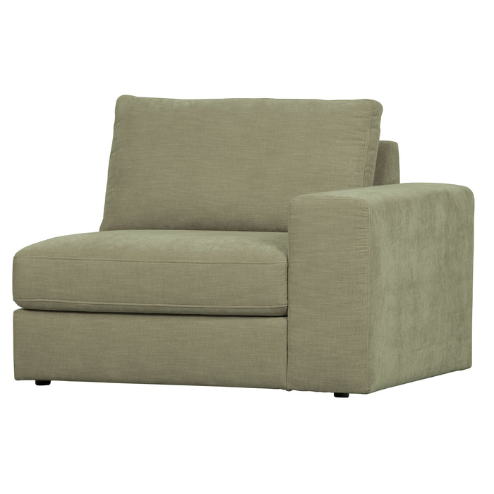 vtwonen Family 1-Zits Bank Element Arm Rechts - Polyester - Groen