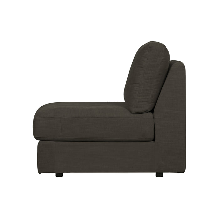 vtwonen Family 1-Zits Bank Element Zonder Arm - Polyester - Antraciet