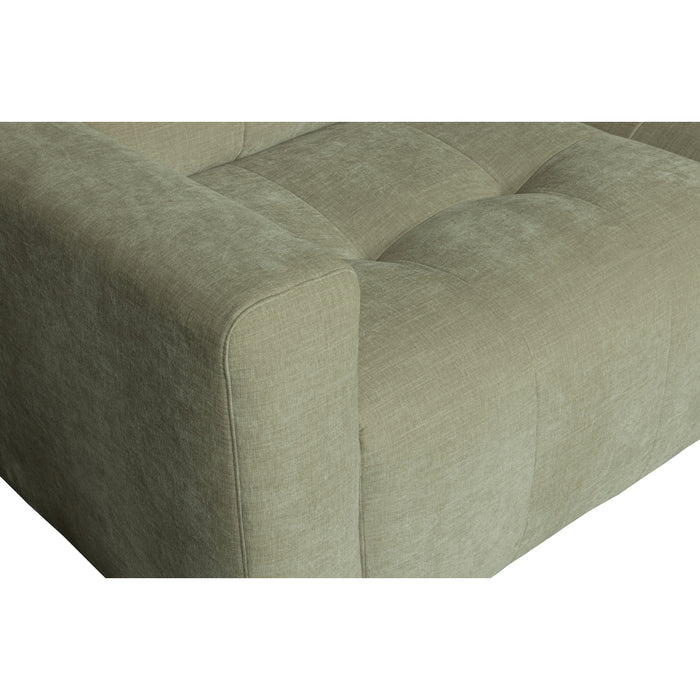 vtwonen Bar Chaise Longue Rechts - Stof - Groen - 87x280x170