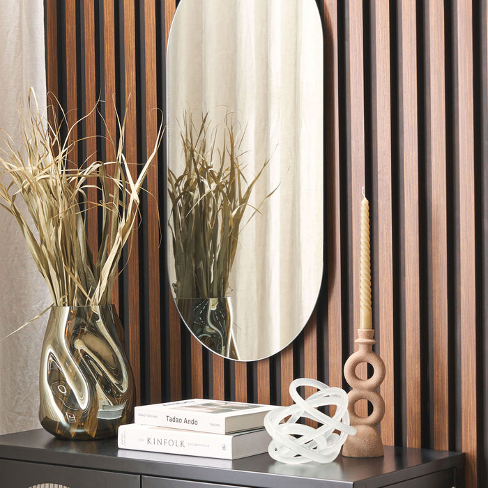 Beliani - ALFORTVILLE - Wandspiegel - Zilver - Glas