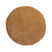 Tapeso Rond hoogpolig vloerkleed shaggy Trend effen - goud - 160 cm