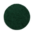 Tapeso Rond hoogpolig vloerkleed shaggy Trend effen - jade - 300 cm