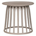 Woood Boy Bijzettafel Ø 50 cm - Taupe