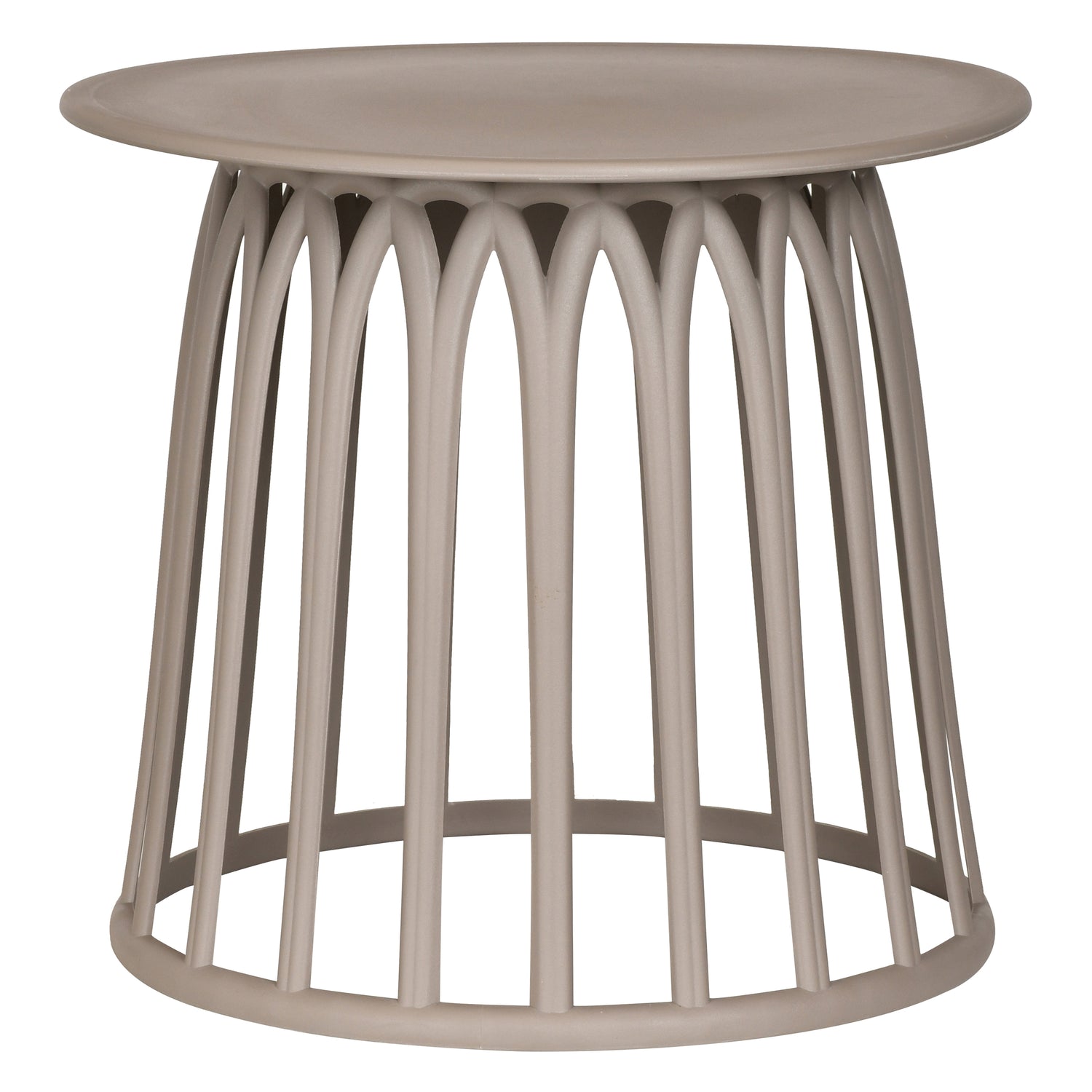 Woood Boy Bijzettafel Ø 50 cm - Taupe