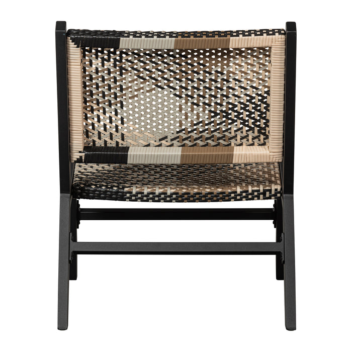 Woood Pom Fauteuil - Aluminium