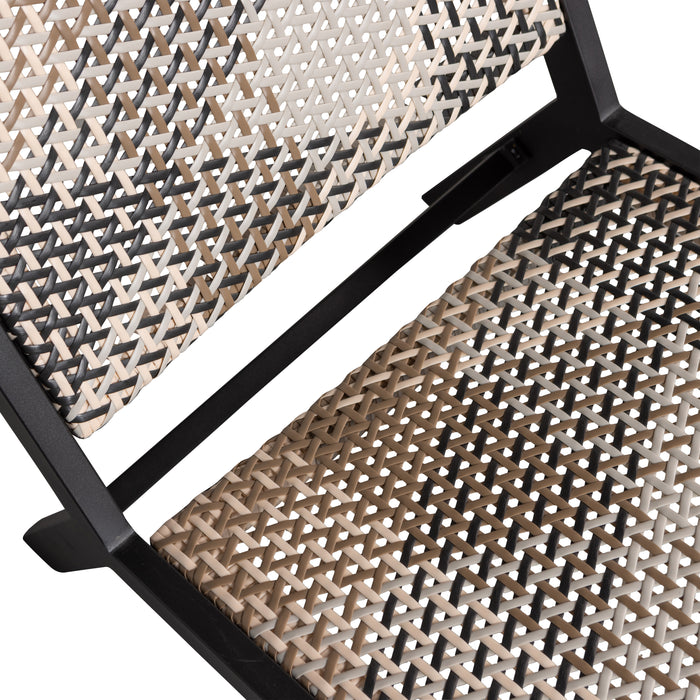 Woood Pom Fauteuil - Aluminium