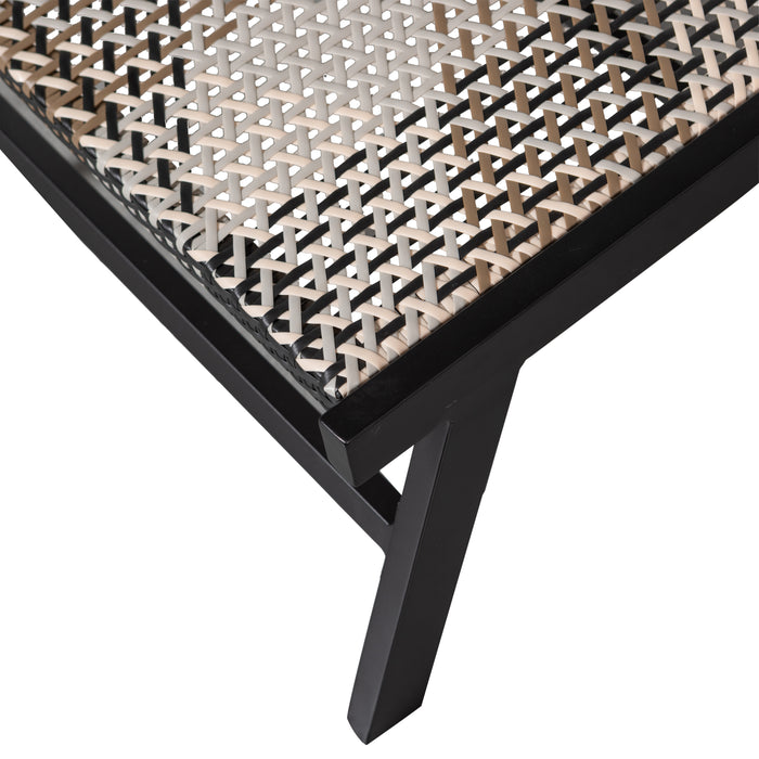 Woood Pom Hocker - Aluminium