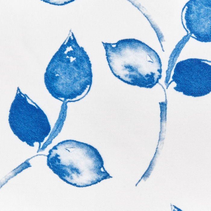 Beliani-TORBORA-Tuinkussen set van 2-Blauw|Wit-40 x 60 cm-Polyester