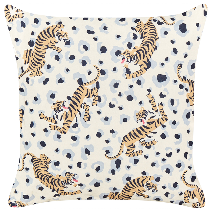 Beliani-ARENZANO-Tuinkussen set van 2-Multicolor-45 x 45 cm-Polyester