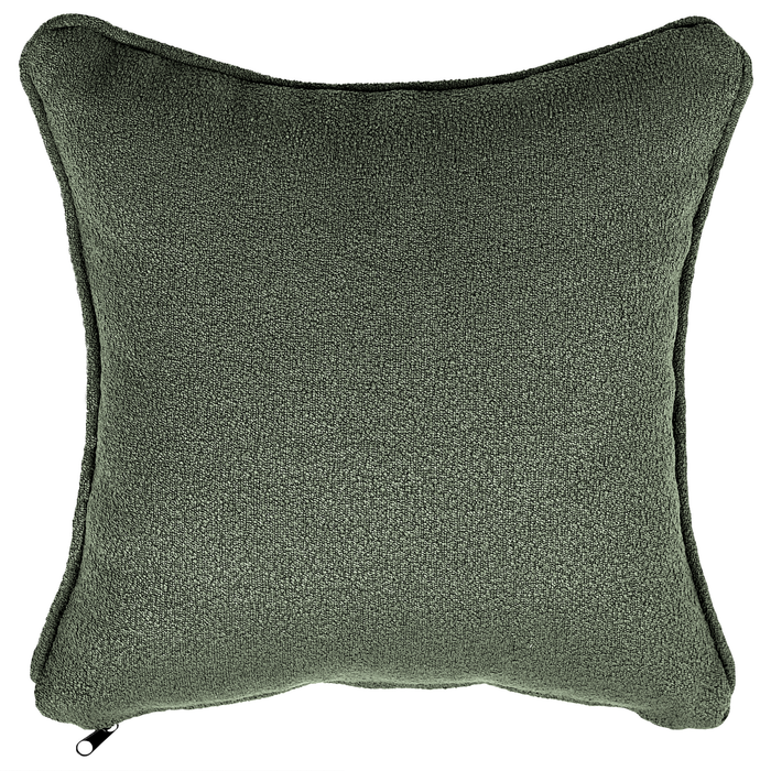 Beliani - CHEVANNES - Chaise longue - Donkergroen - Bouclé