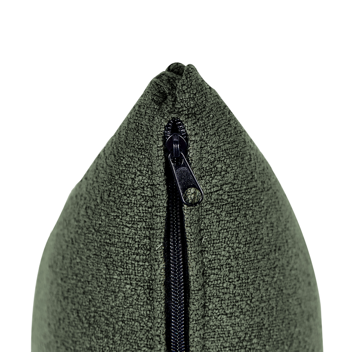 Beliani - CHEVANNES - Chaise longue - Donkergroen - Bouclé