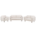 Beliani - NURMO - Woonkamer set 6-zits - Lichtbeige - Polyester