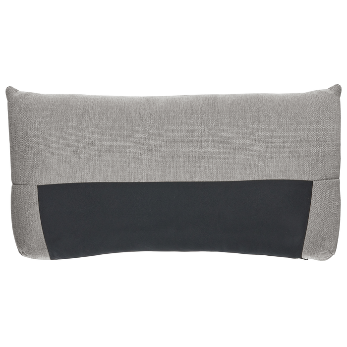 Beliani - LUVOS - Driezitsbank - Lichtgrijs - Polyester