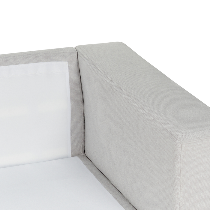 Beliani-LOFOTEN-Hoekbank 4-zits-Lichtgrijs-Rechtszijdig-Polyester