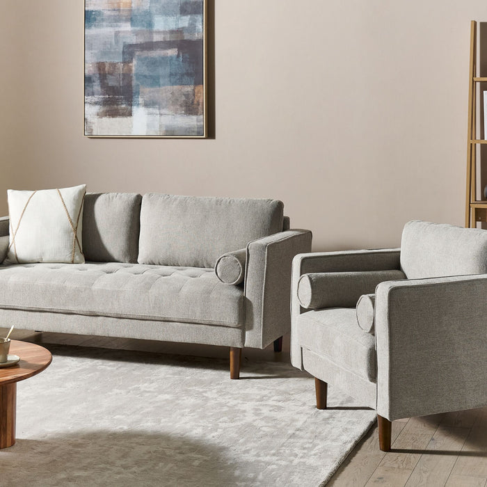 Beliani - NURMO - Woonkamer set 4-zits - Taupe - Polyester