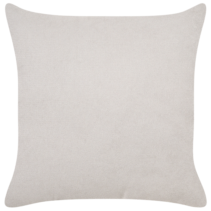 Beliani - LE CRAU - Chaise longue - Lichtgrijs - Linkszijdig - Stof