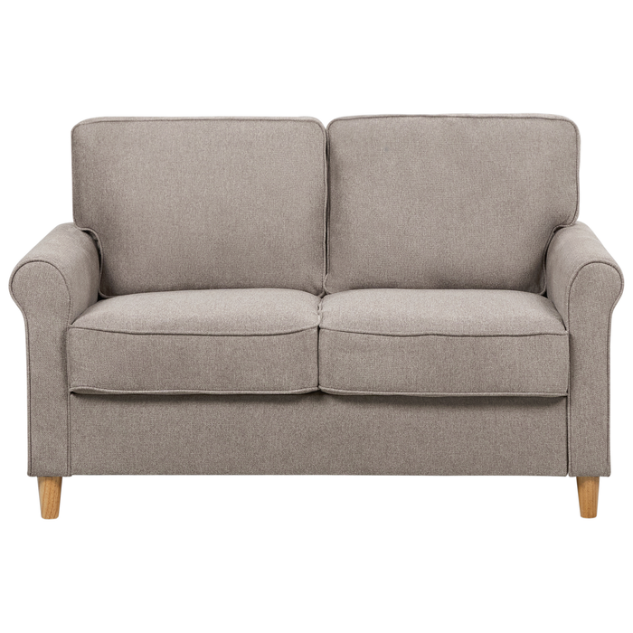 Beliani - RONNEBY - Woonkamerset - Lichtbruin - Polyester