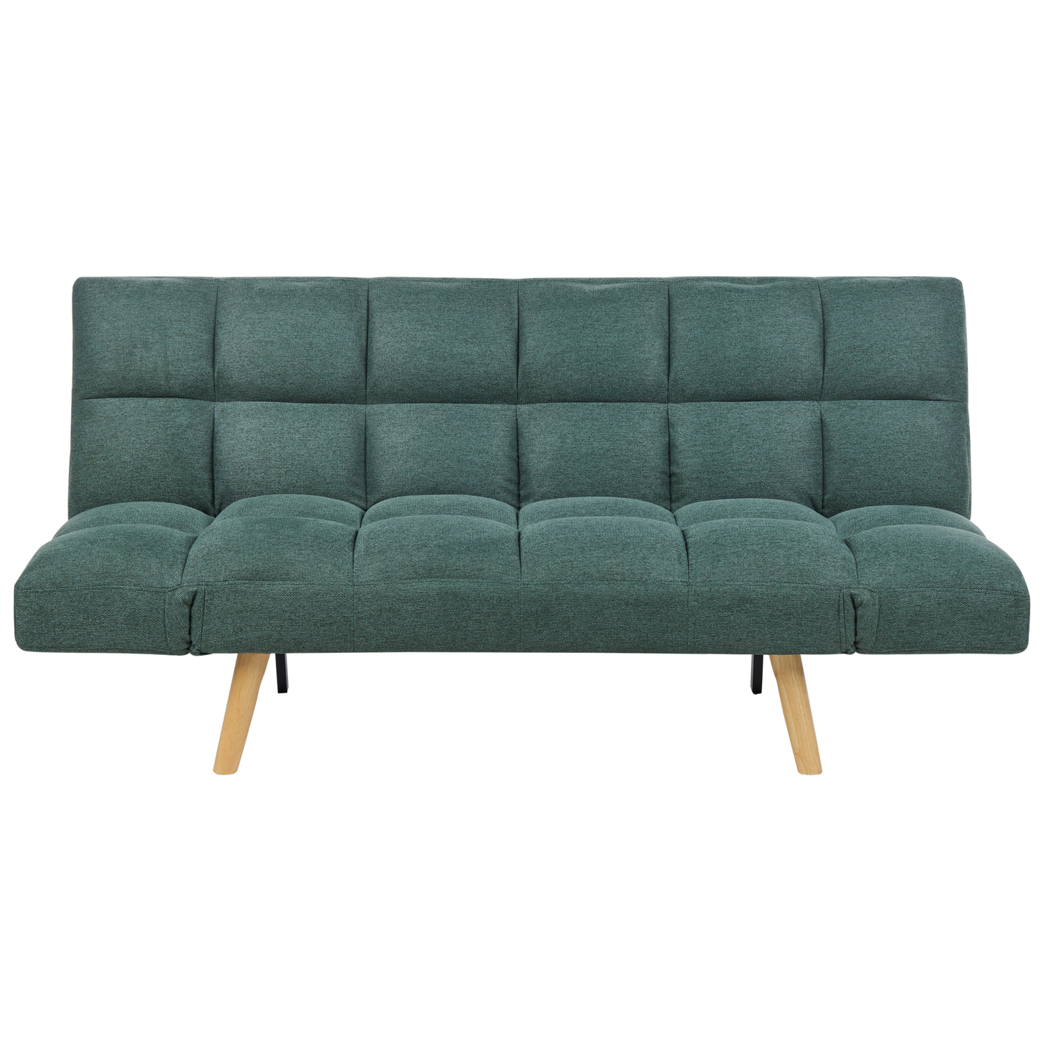 Beliani - INGARO - Slaapbank 3-zits - Donkergroen - Polyester