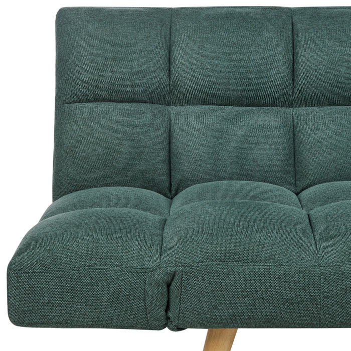 Beliani - INGARO - Slaapbank 3-zits - Donkergroen - Polyester