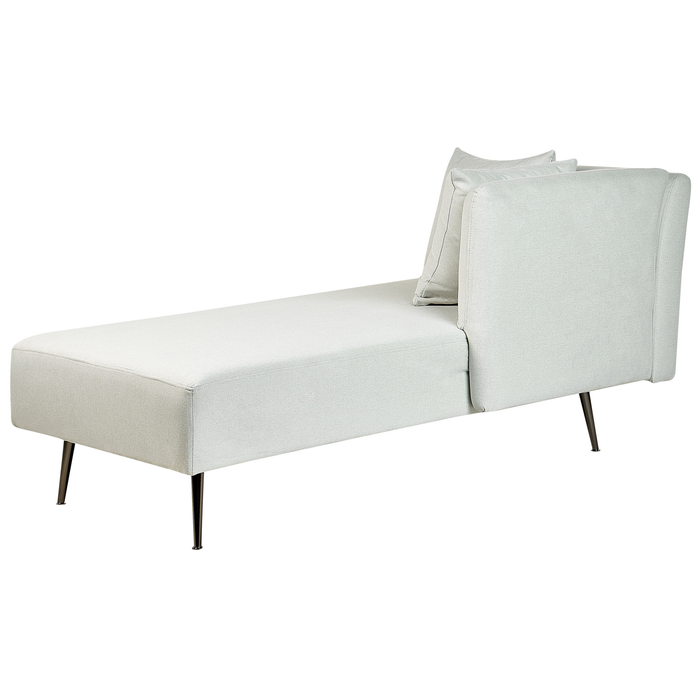Beliani - RIOM - Chaise longue - Mintgroen - Linkszijdig - Stof
