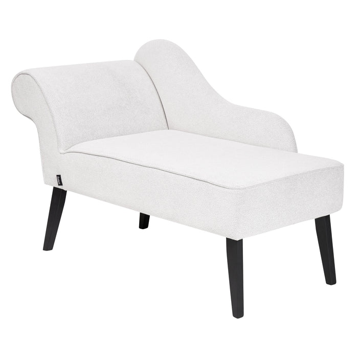 Beliani - BIARRITZ - Chaise longue - Wit - Linkerzijde - Polyester