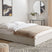 Beliani-DINAN-Tweepersoonsbed-Lichtbeige-160 x 200 cm-Polyester