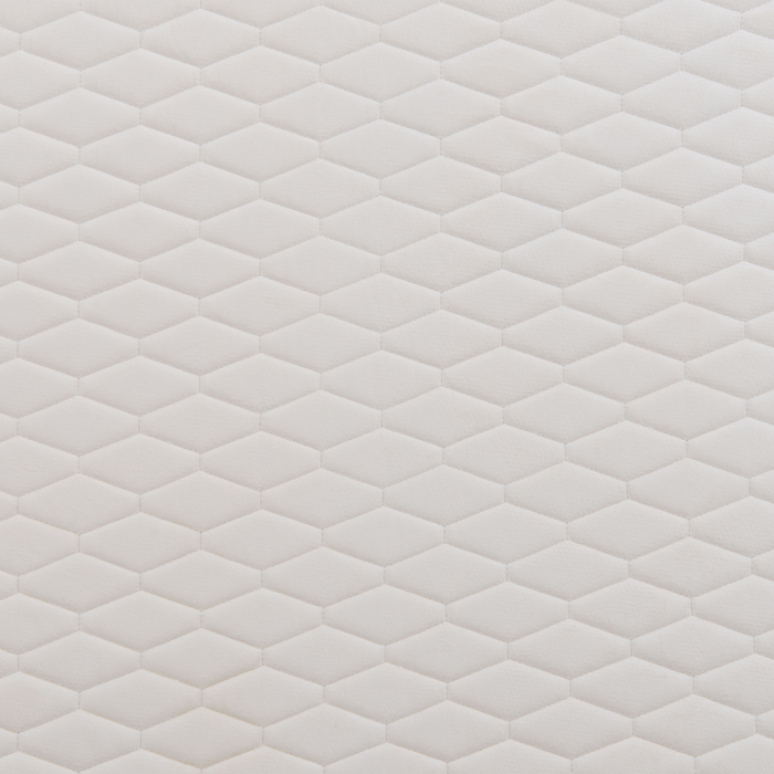 Beliani-BAYONNE-Tweepersoonsbed-Gebroken wit-140 x 200 cm-Fluweel