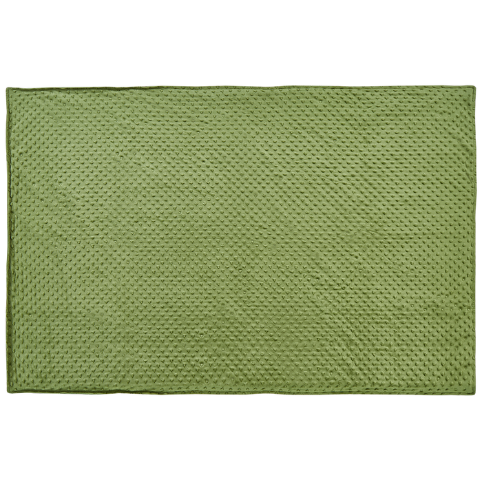Beliani-CALLISTO-Verzwaringsdeken hoes-Groen-100 x 150 cm-Polyester