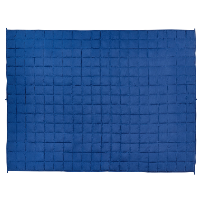 Beliani-NEREID-Verzwaringsdeken-Marineblauw-150 x 200 cm-Polyester