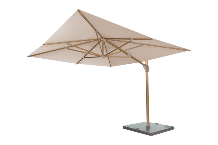 4-Seasons Hacienda zweefparasol 300 x 400 cm. - Woodlook|Sand