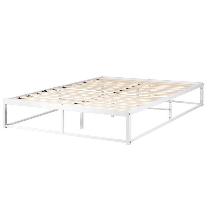 Beliani - VIRY - Tweepersoonsbed - Wit - 140 x 200 cm - Metaal