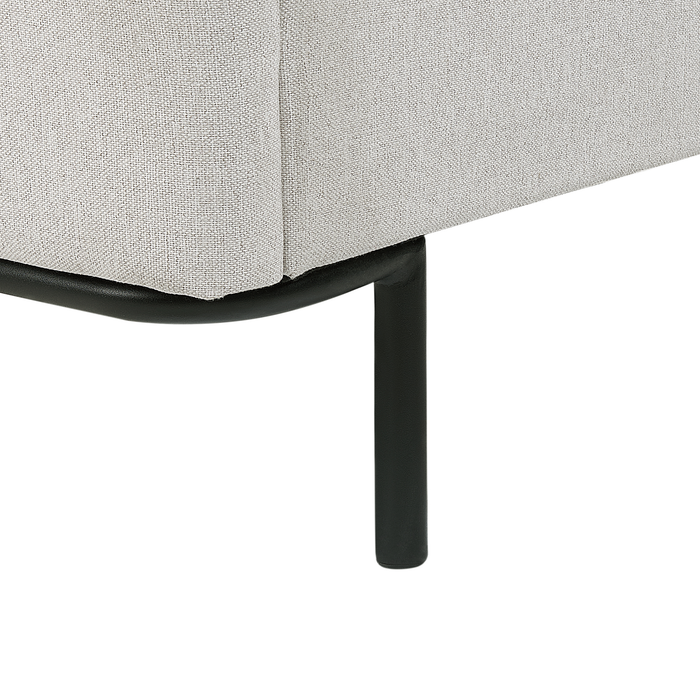 Beliani-CORIO-Tweepersoonsbed-Lichtgrijs-140 x 200 cm-Polyester