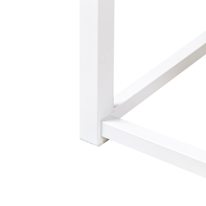 Beliani - VIRY - Tweepersoonsbed - Wit - 160 x 200 cm - Metaal