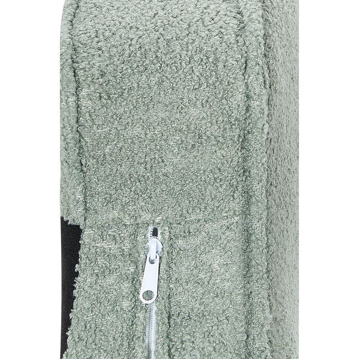 Beliani - ALLIER - Chaise longue - Groen - Linkerzijde - Bouclé