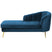 Beliani-ALLIER-Chaise longue-Marineblauw-Rechterzijde-Fluweel