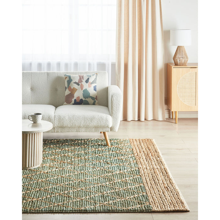 Beliani-TELLIKAYA-Laagpolig vloerkleed-Beige-200 x 300 cm-Jute