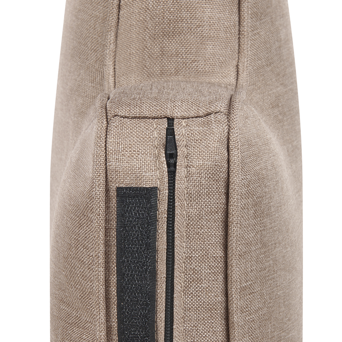 Beliani - LOKKA - Tweezitsbank - Lichtbruin - Polyester