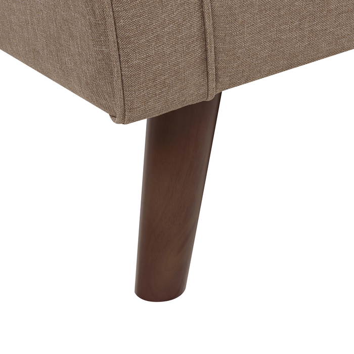 Beliani - LOKKA - Tweezitsbank - Lichtbruin - Polyester