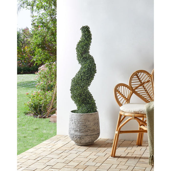 Beliani - SPIRAL TREE - Kunstplant - Groen - 120 cm - Synthetisch