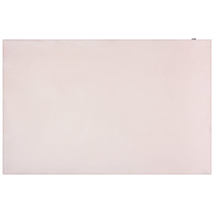 Beliani-RHEA-Verzwaringsdeken hoes-Pastelroze-100 x 150 cm-Polyester