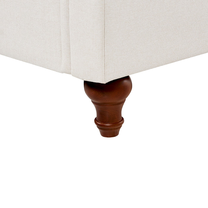 Beliani - GINNERUP - Tweezitsbank - Lichtbeige - Polyester