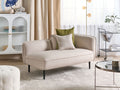Beliani - CHEVANNES - Chaise longue - Lichtbeige - Bouclé