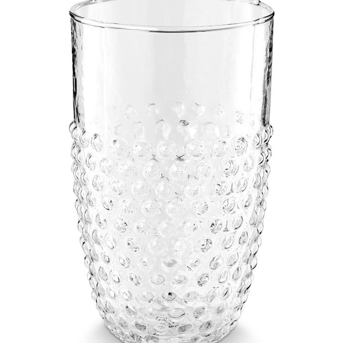 vtwonen Longdrinkglazen Dots - Glazen - Set van 4 Drinkglazen - 400 ml