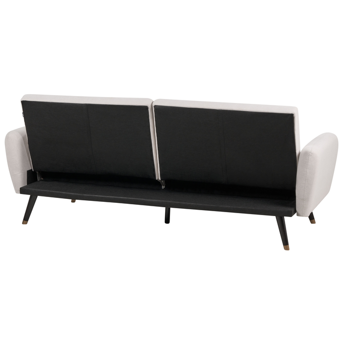 Beliani - VIMMERBY - Slaapbank - Beige - Polyester