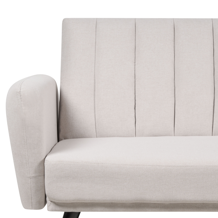 Beliani - VIMMERBY - Slaapbank - Beige - Polyester